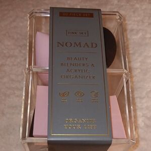 Nomad Beauty Blenders & Acrylic Organizer - Black and Pink